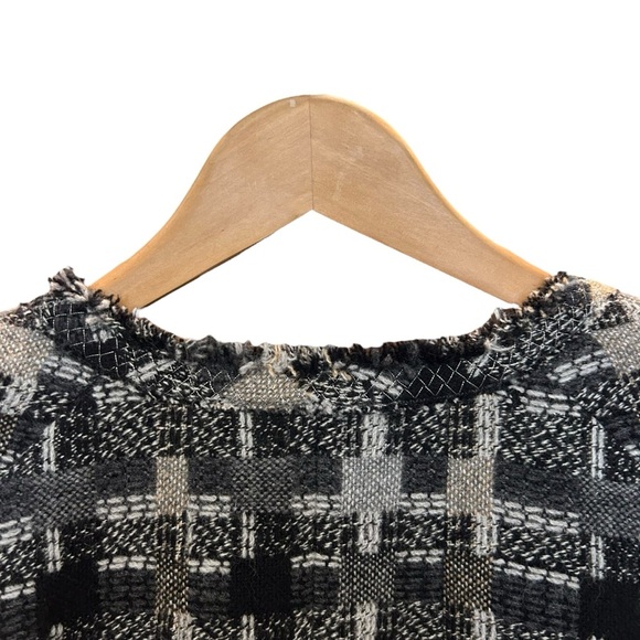 Chanel VINTAGE Fall 2005 Tweed Crop Jacket Sz 10 Wool Blend Open Front Blazer - Picture 7 of 11